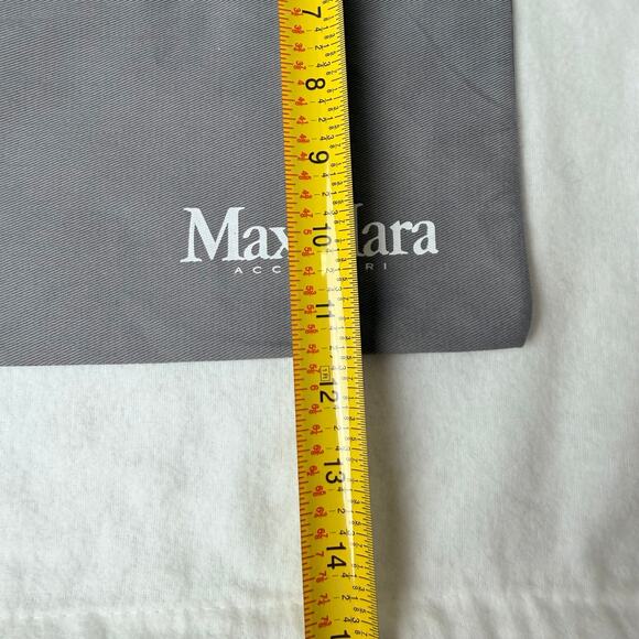 MaxMara Designer Gray Dust Bag Storage Protection 16"x11.5" - Picture 5 of 6